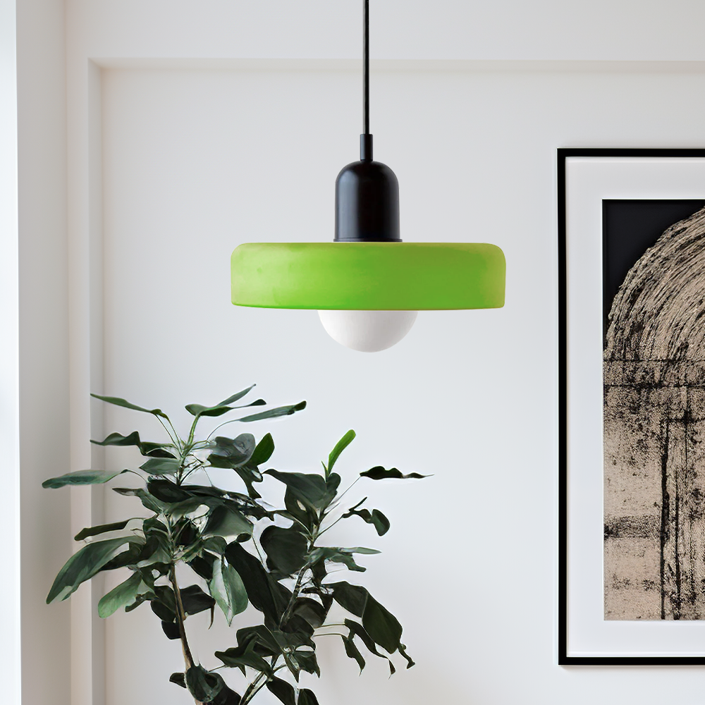 Bauhaus ColorGlass – Pendellampe i Farvet Glas med Ikonisk Bauhaus Design til Moderne Indretning