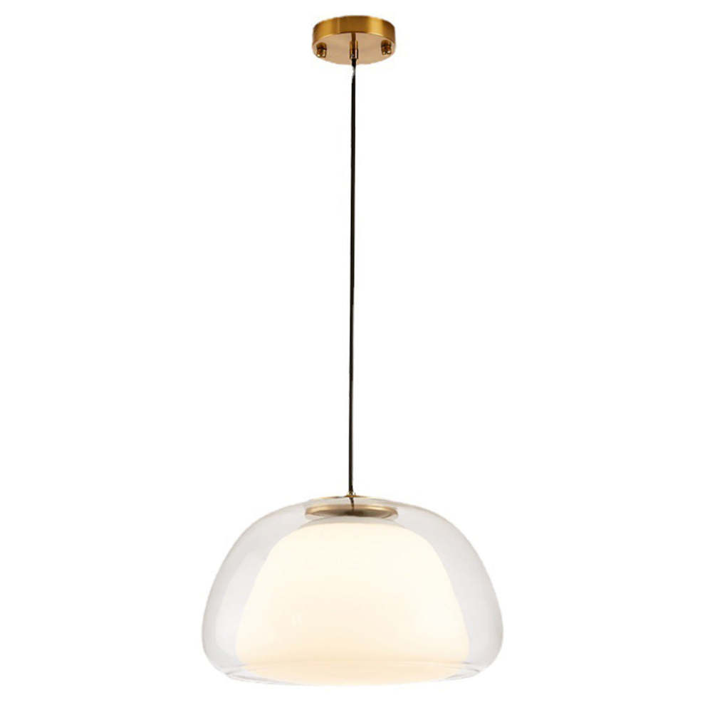 Moderne Jelly pendel i mælkeglas – Elegant stilfuld hængelampe til stue, køkken og spisestue