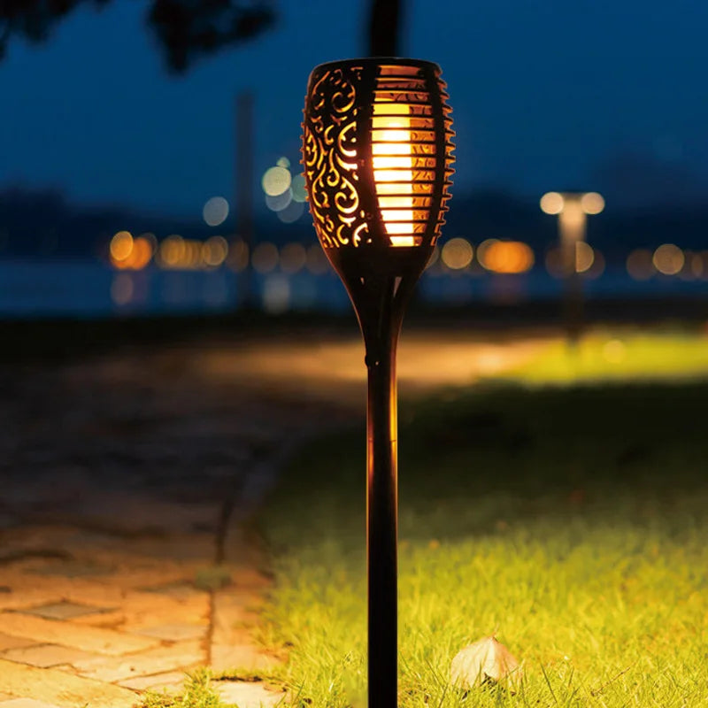SolarTouch Duo – Udendørs Solcellelamper med Touch-aktivering (2-pak) til Have, Terrasse og Altan