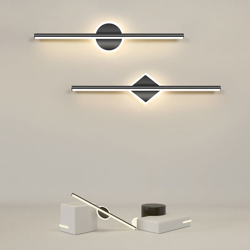 Leigh DuoShape – Moderne LED Væglampe i Rundt eller Firkantet Design til Indendørs og Udendørs Brug