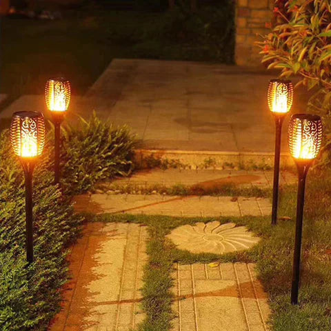 SolarTouch Duo – Udendørs Solcellelamper med Touch-aktivering (2-pak) til Have, Terrasse og Altan