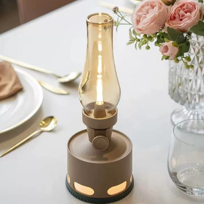 VintageGlow – LED Lanterne i Retro Design til Hygge og Udendørs Stemning