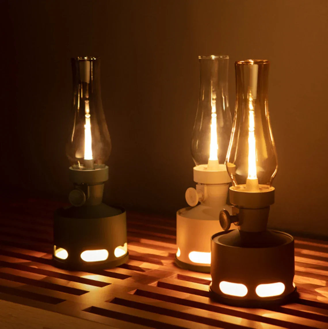 VintageGlow – LED Lanterne i Retro Design til Hygge og Udendørs Stemning