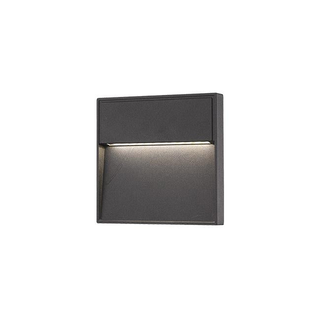 Elegant Santia Udendørs LED Væglampe 4W i Sort – Perfekt til Udendørs Belysning