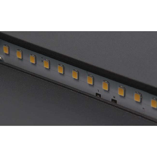 Elegant Santia Udendørs LED Væglampe 4W i Sort – Perfekt til Udendørs Belysning