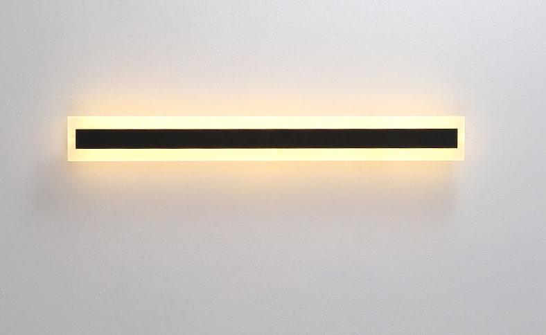 AcrylicGlow Wall – Moderne Udendørs Væglampe i Holdbart Akryl til Facade, Have og Terrasse