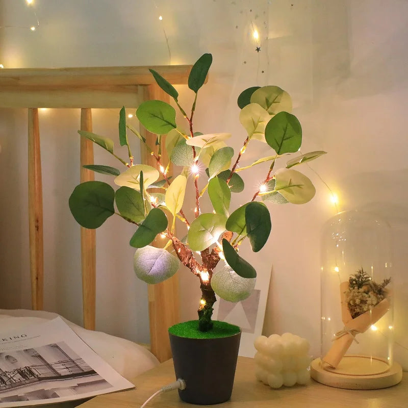 Julegren LED natlys – Dekorativ hyggelig lampe til stue, soveværelse og gang