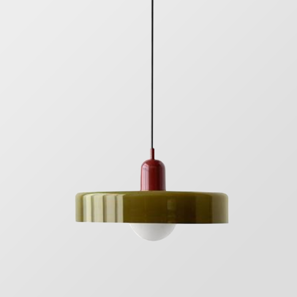 Bauhaus ColorGlass – Pendellampe i Farvet Glas med Ikonisk Bauhaus Design til Moderne Indretning