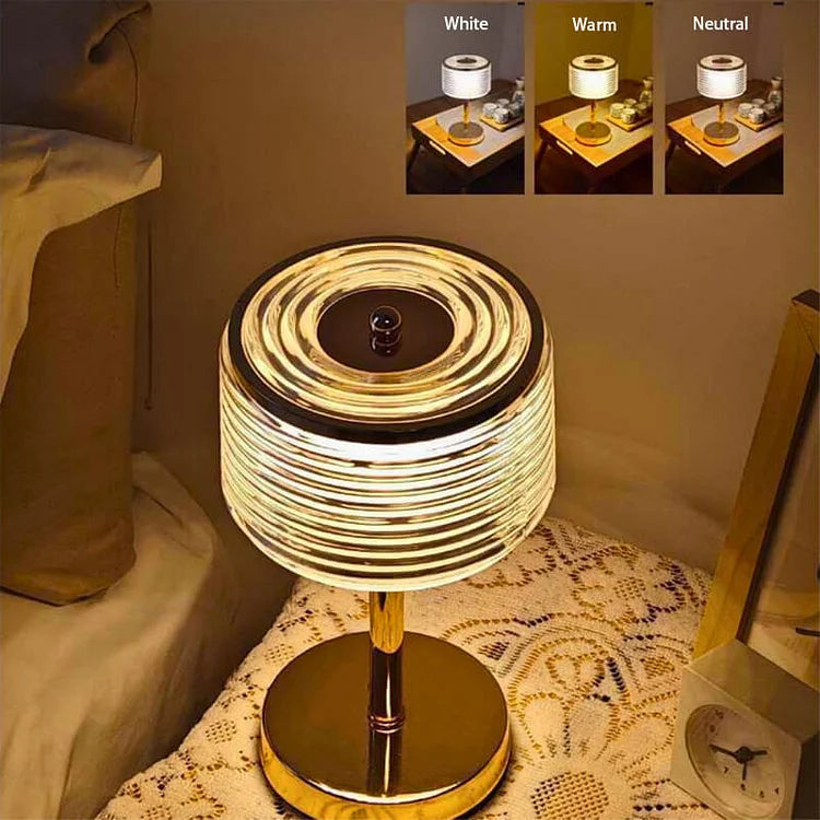 LumiRing – Moderne LED Ring Bordlampe i Elegant Design til Stue og Soveværelse