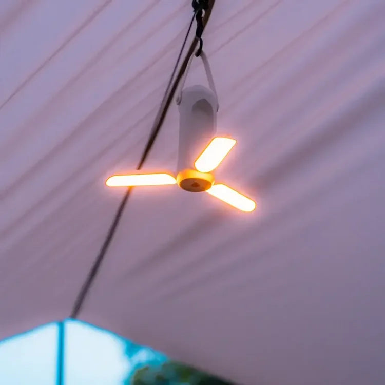 Udendørs bærbar campinglanterne – Praktisk LED lampe til have, terrasse og camping