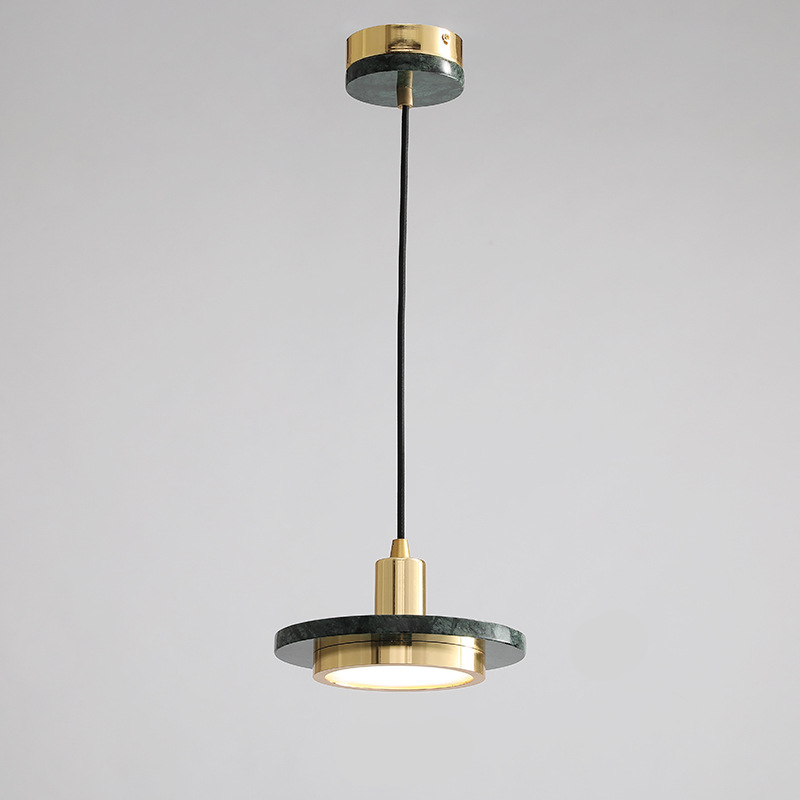 MarbleGlow – Moderne Pendellampe i Enkel Marmor Design til Spisestue og Stue