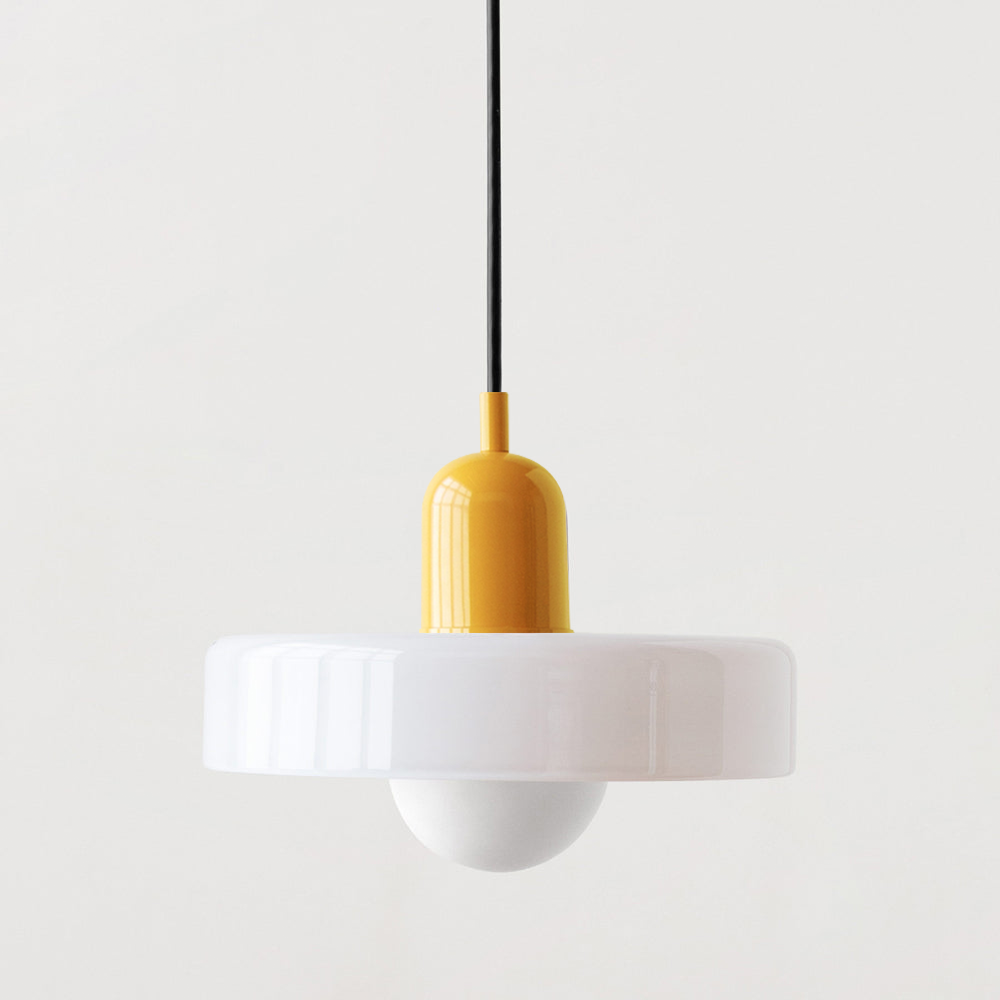 Bauhaus ColorGlass – Pendellampe i Farvet Glas med Ikonisk Bauhaus Design til Moderne Indretning