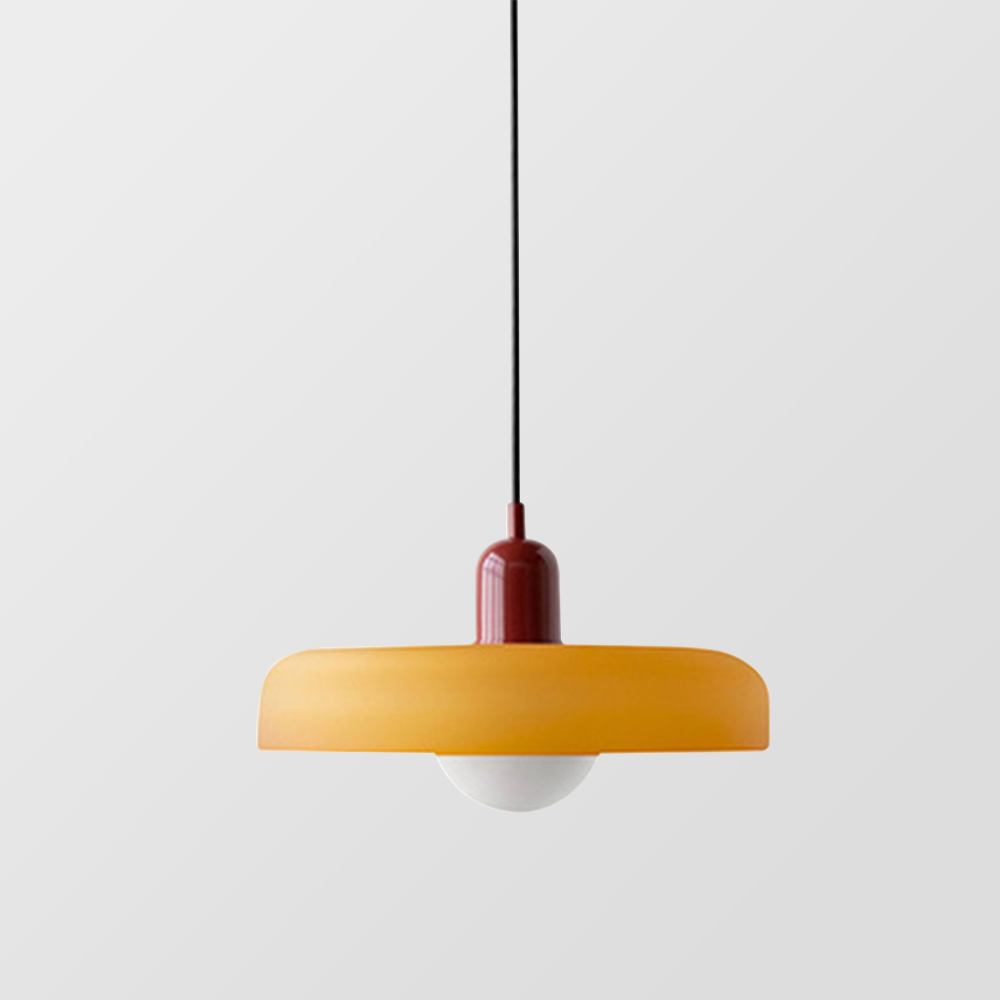 Bauhaus ColorGlass – Pendellampe i Farvet Glas med Ikonisk Bauhaus Design til Moderne Indretning
