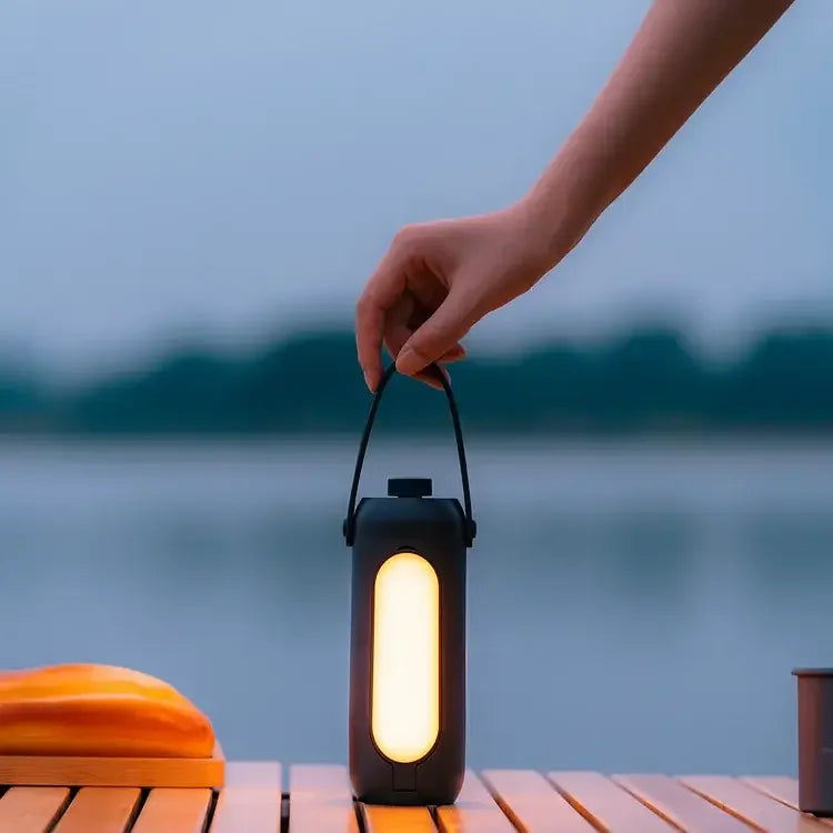Udendørs bærbar campinglanterne – Praktisk LED lampe til have, terrasse og camping