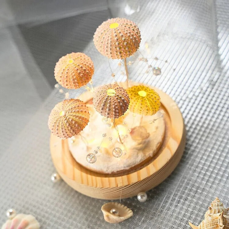 SeaUrchin Light – Kreativt DIY Natlys i Søpindsvin Design til Unik og Dekorativ Belysning
