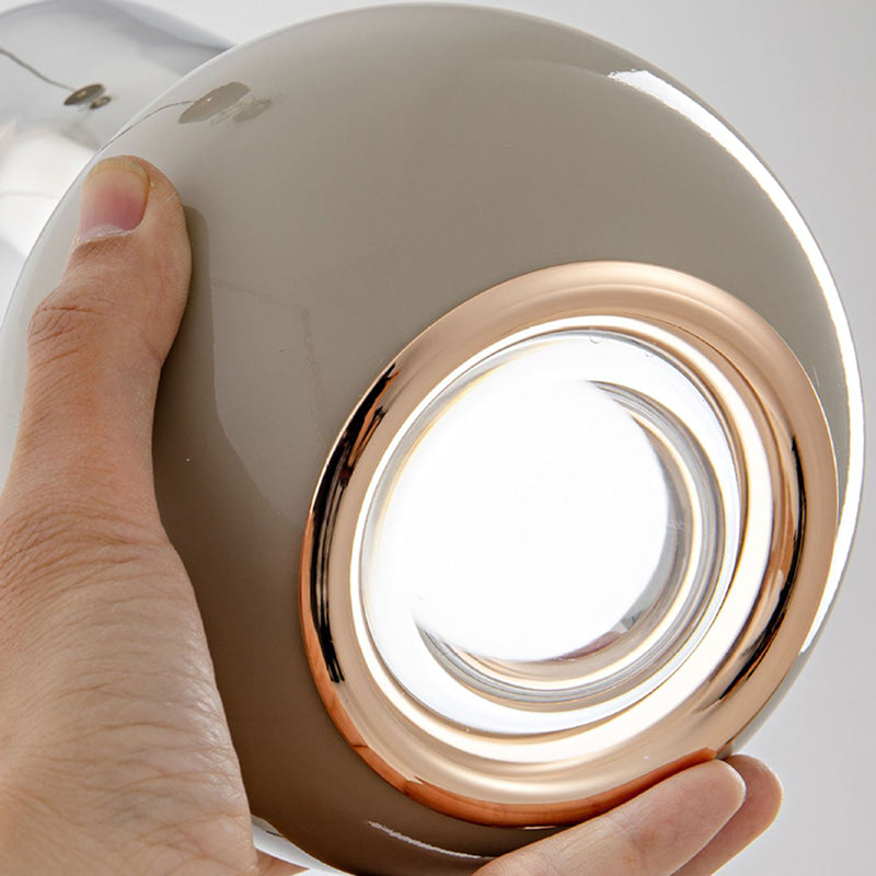 Nordisk kreativ pendel i jern og glas – Moderne stilfuld hængelampe til stue, køkken og spisestue