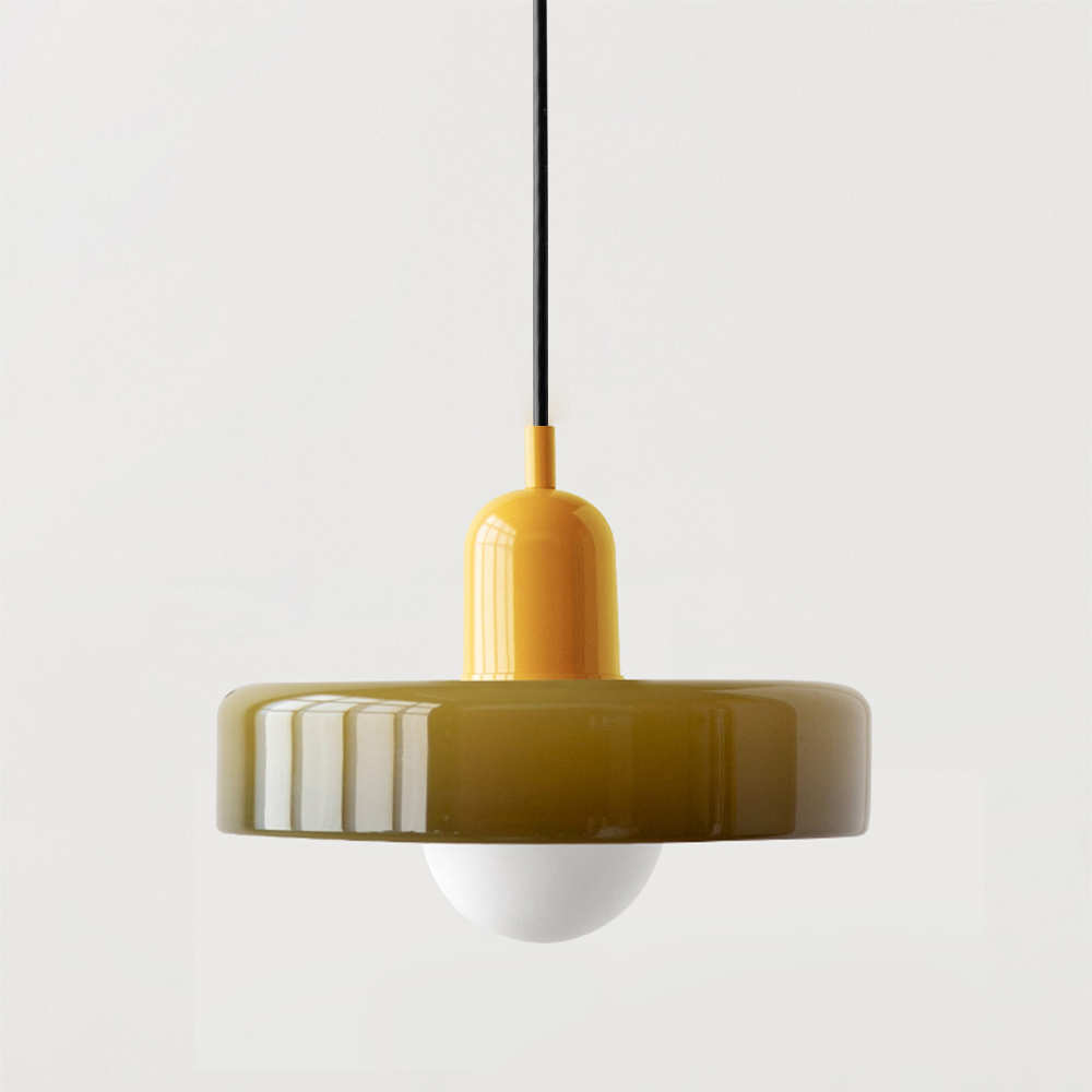 Bauhaus ColorGlass – Pendellampe i Farvet Glas med Ikonisk Bauhaus Design til Moderne Indretning