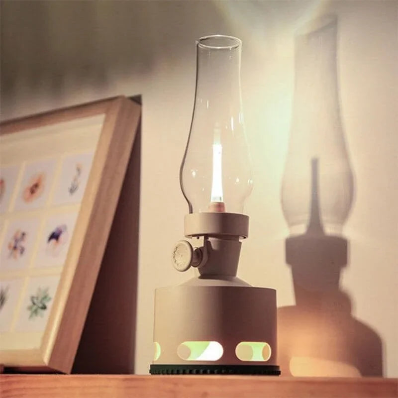 VintageGlow – LED Lanterne i Retro Design til Hygge og Udendørs Stemning