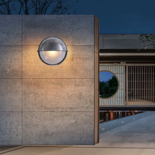 Modernisme AquaGlow – Vandtæt Udendørs Væglampe i Elegant Moderne Design til Facade og Terrasse