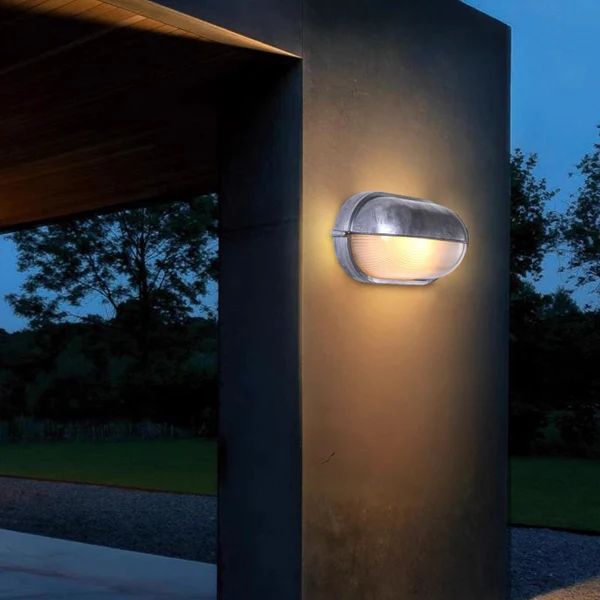 Modernisme AquaGlow – Vandtæt Udendørs Væglampe i Elegant Moderne Design til Facade og Terrasse