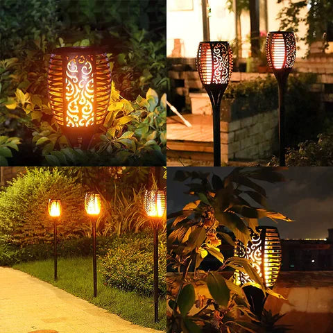 SolarTouch Duo – Udendørs Solcellelamper med Touch-aktivering (2-pak) til Have, Terrasse og Altan