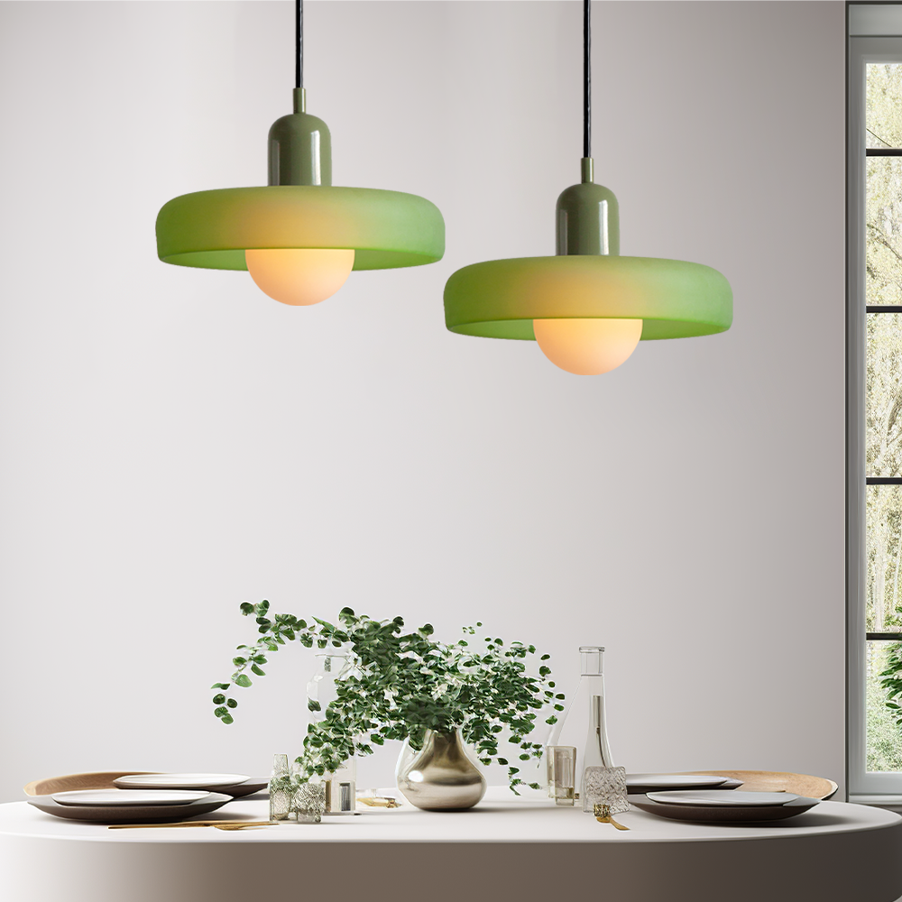 Bauhaus ColorGlass – Pendellampe i Farvet Glas med Ikonisk Bauhaus Design til Moderne Indretning