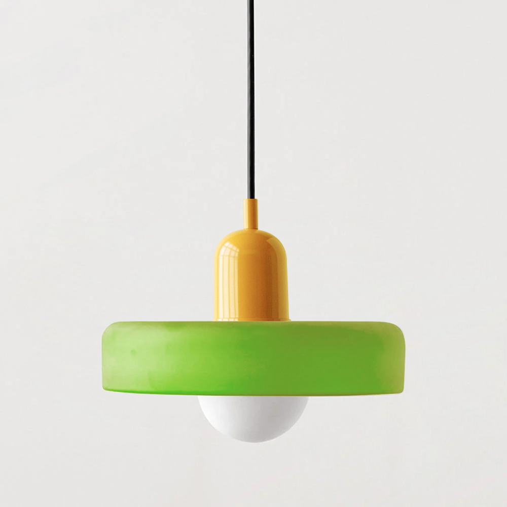 Bauhaus ColorGlass – Pendellampe i Farvet Glas med Ikonisk Bauhaus Design til Moderne Indretning