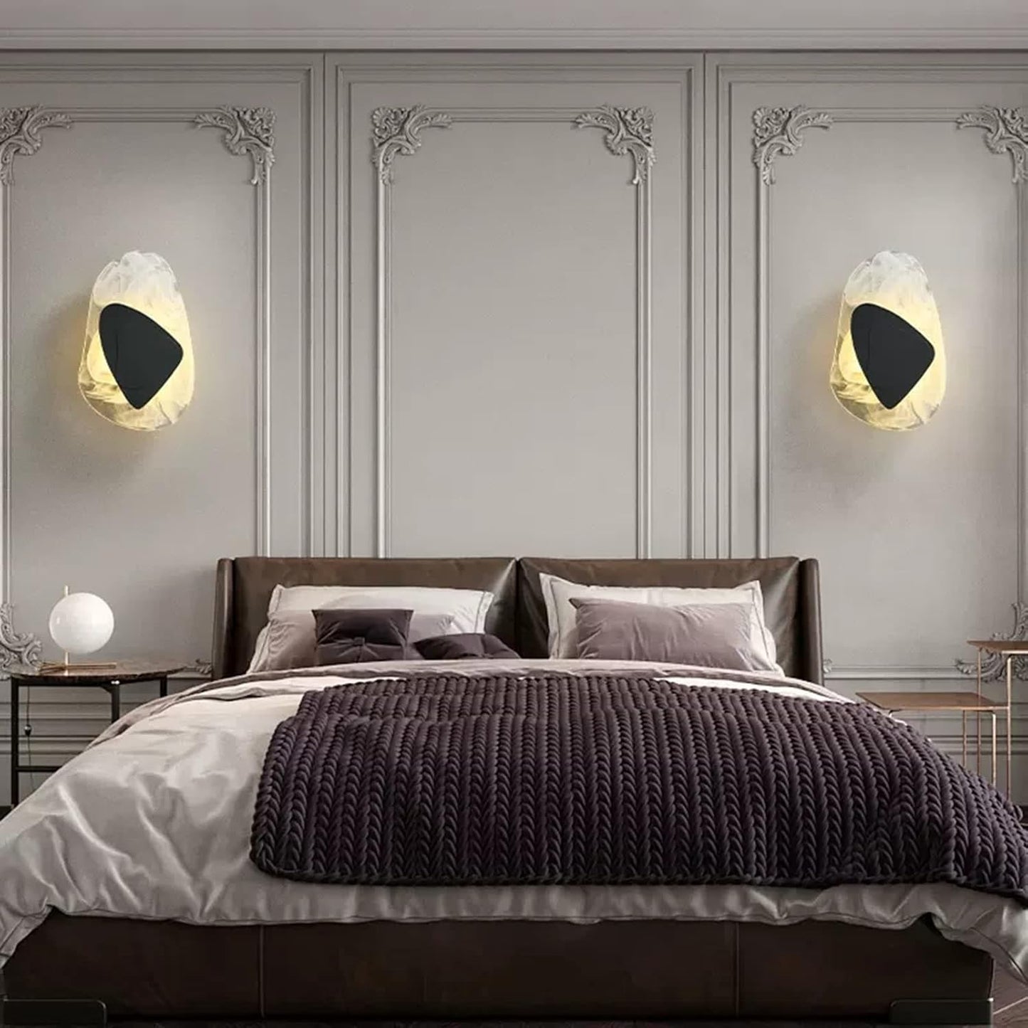 CrystalBeam – Kreativ Moderne LED Væglampe i Glas til Elegant og Unik Indretning