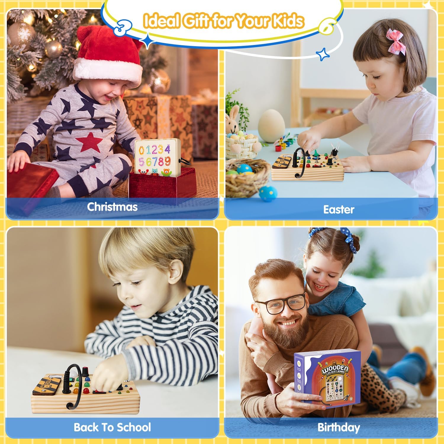 Montessori Mini Pultebord - Opdage med Kreative Lys