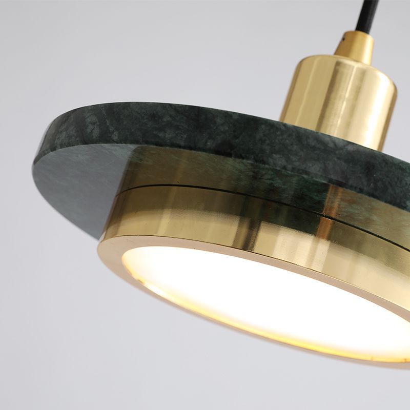 MarbleGlow – Moderne Pendellampe i Enkel Marmor Design til Spisestue og Stue