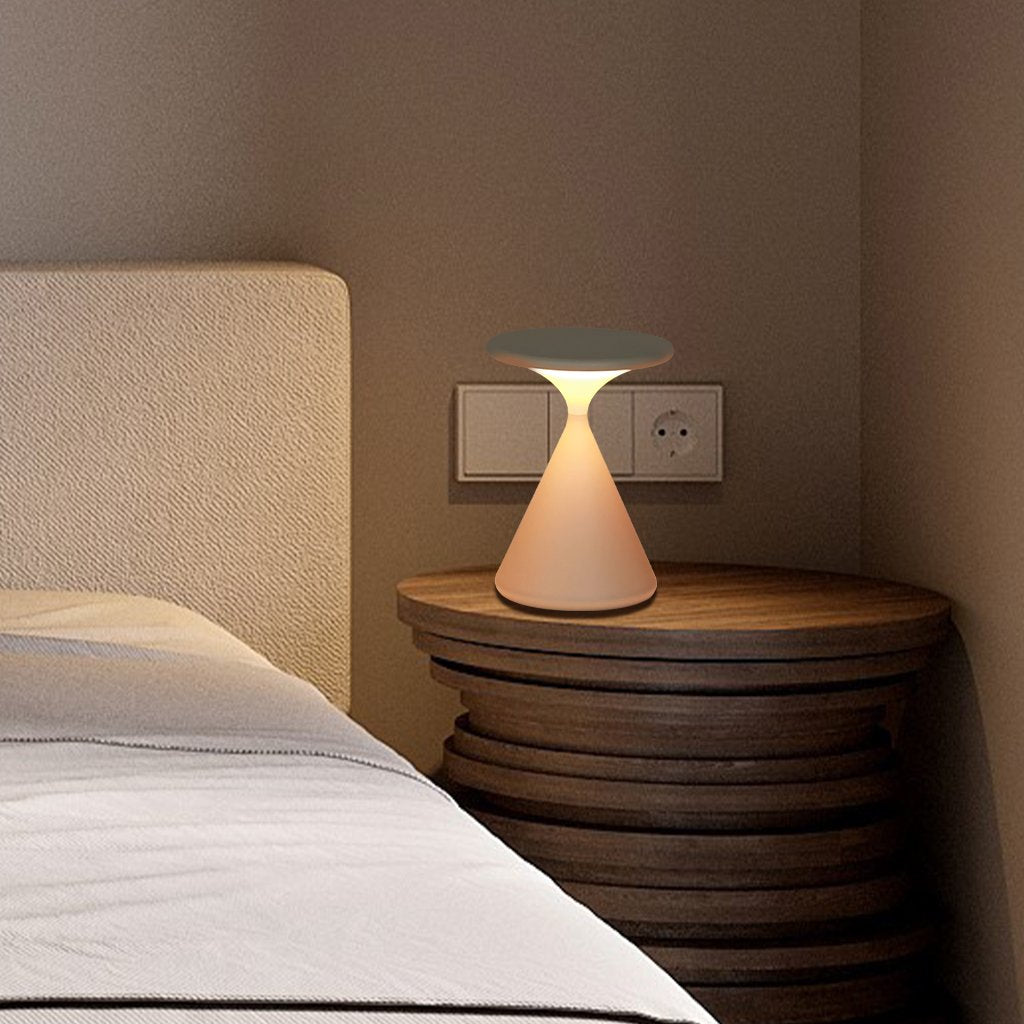 Aeron Timeglas ledningsfri bordlampe – Moderne stilfuld lampe til stue, soveværelse og kontor