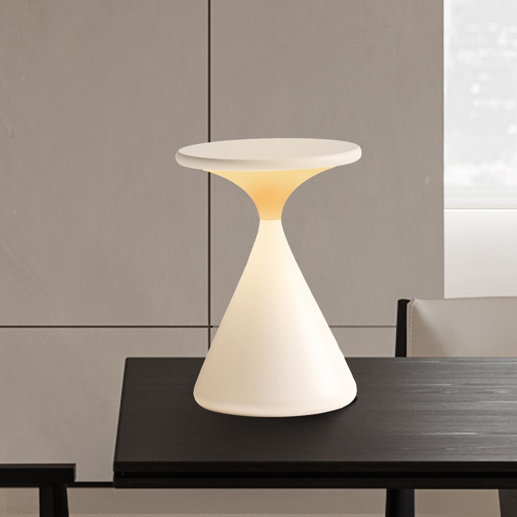 Aeron Timeglas ledningsfri bordlampe – Moderne stilfuld lampe til stue, soveværelse og kontor