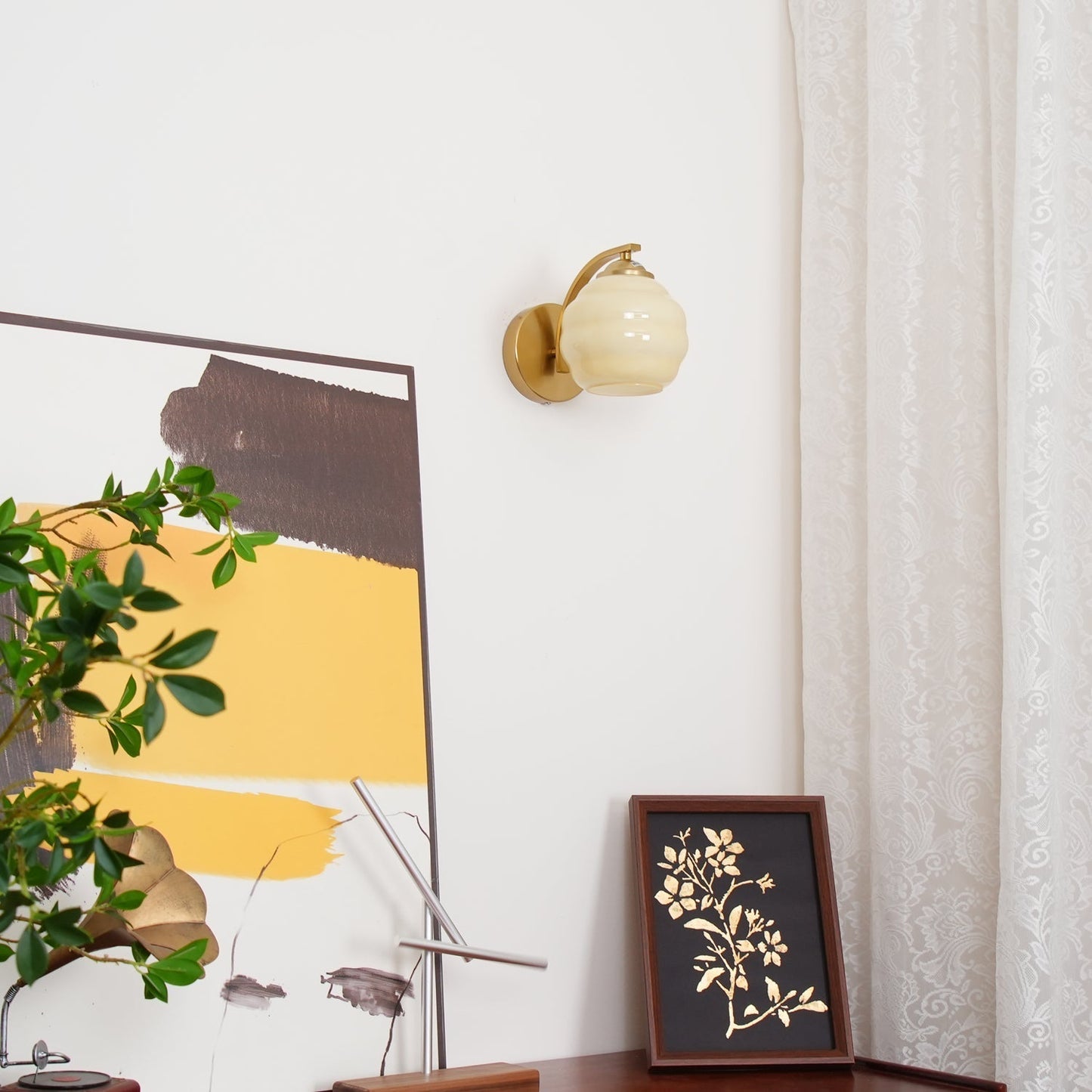 DecoLuxe Glow – Vintage Væglampe i Elegant Art Deco Design til Klassisk og Moderne Indretning