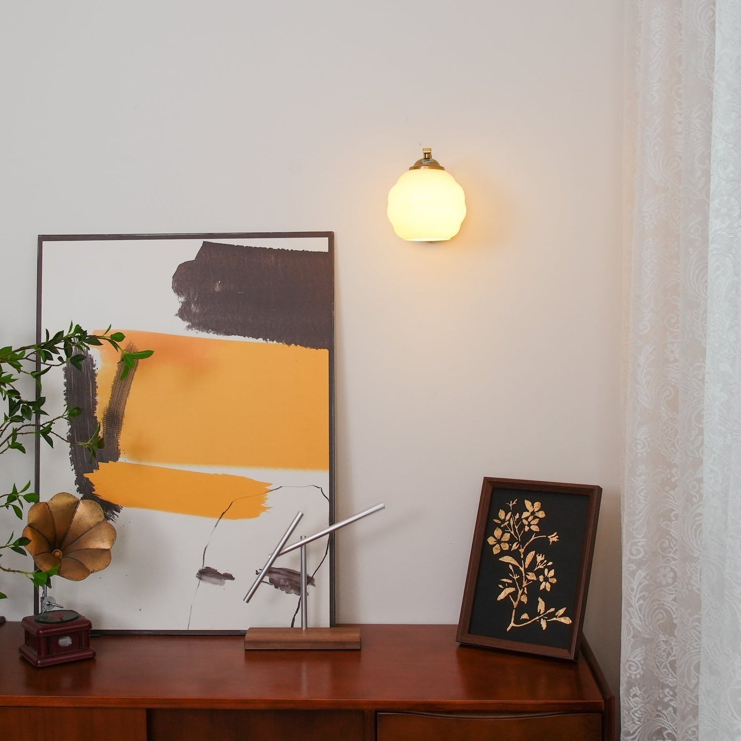 DecoLuxe Glow – Vintage Væglampe i Elegant Art Deco Design til Klassisk og Moderne Indretning