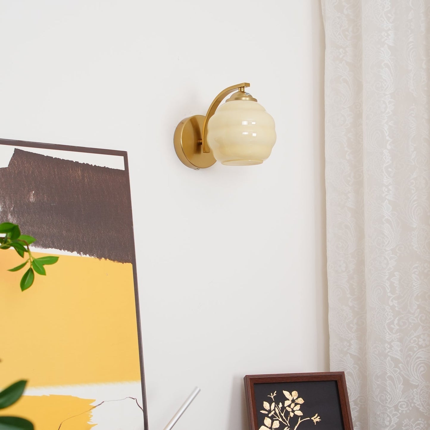DecoLuxe Glow – Vintage Væglampe i Elegant Art Deco Design til Klassisk og Moderne Indretning