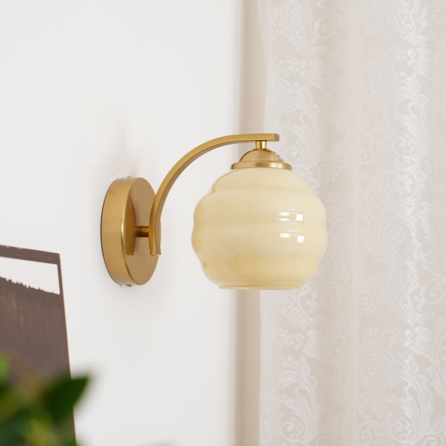 DecoLuxe Glow – Vintage Væglampe i Elegant Art Deco Design til Klassisk og Moderne Indretning