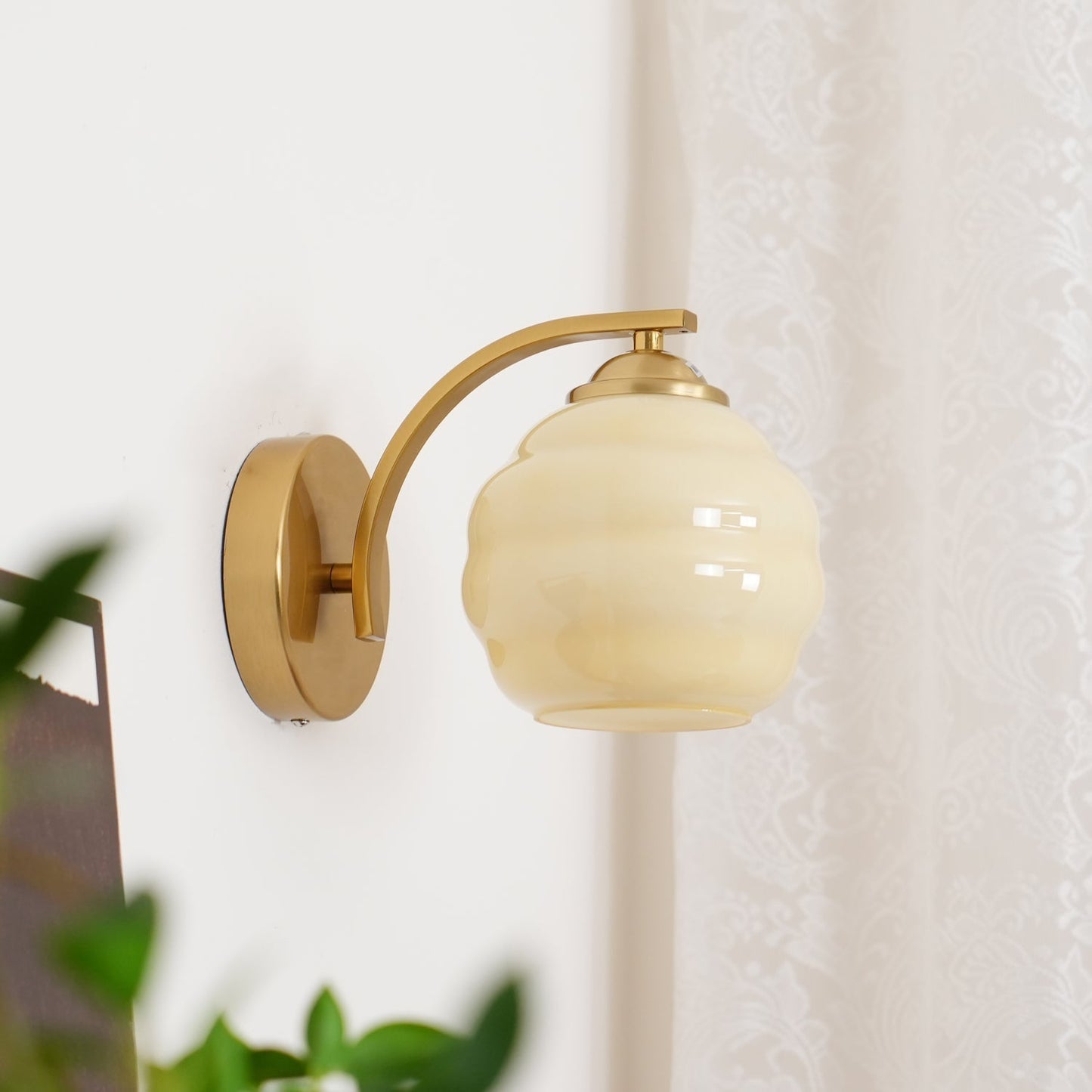 DecoLuxe Glow – Vintage Væglampe i Elegant Art Deco Design til Klassisk og Moderne Indretning