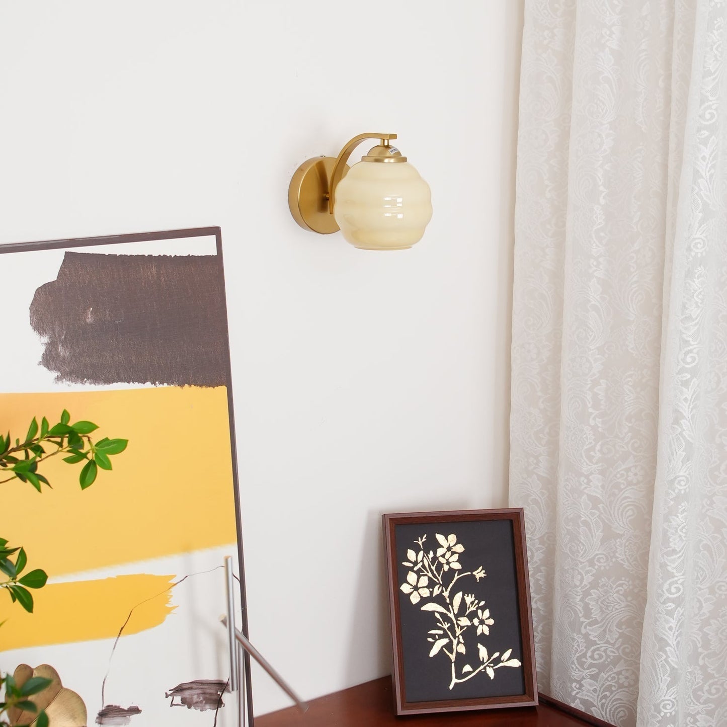 DecoLuxe Glow – Vintage Væglampe i Elegant Art Deco Design til Klassisk og Moderne Indretning