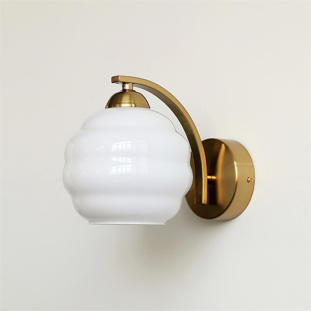 DecoLuxe Glow – Vintage Væglampe i Elegant Art Deco Design til Klassisk og Moderne Indretning