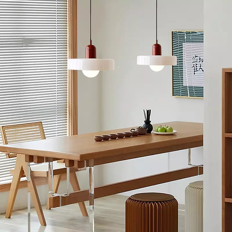 Bauhaus ColorGlass – Pendellampe i Farvet Glas med Ikonisk Bauhaus Design til Moderne Indretning