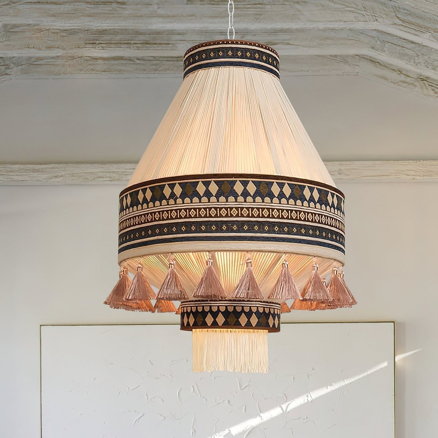BohoLight – Pendellampe med Frynser i Boheme Design til Stue og Spisestue