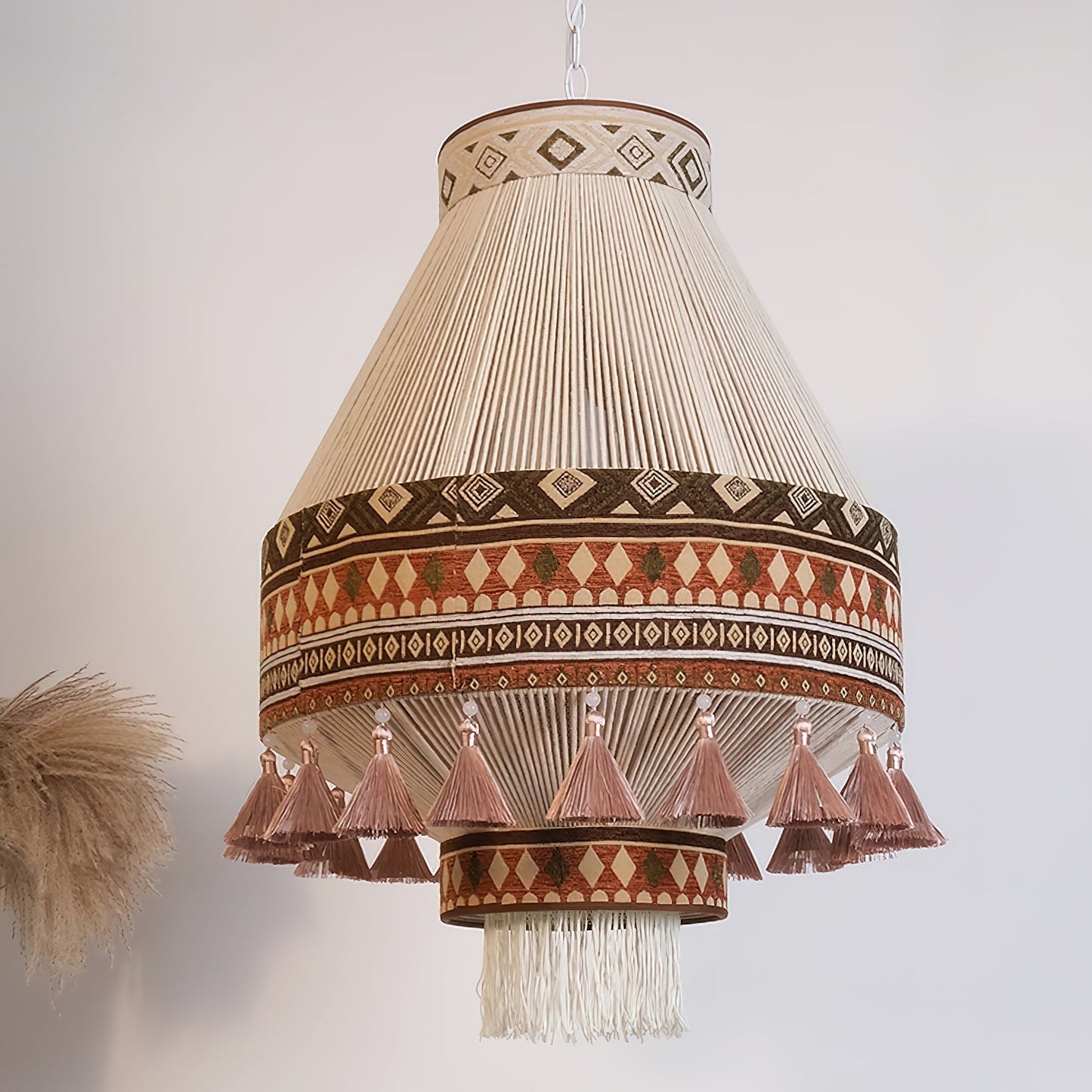 BohoLight – Pendellampe med Frynser i Boheme Design til Stue og Spisestue