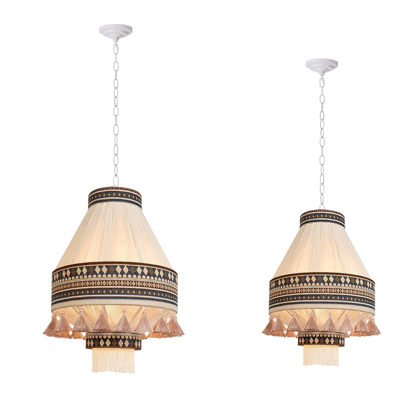 BohoLight – Pendellampe med Frynser i Boheme Design til Stue og Spisestue
