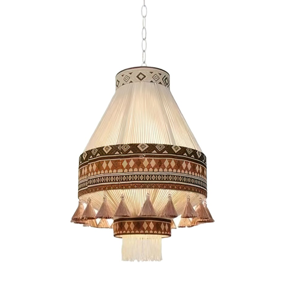 BohoLight – Pendellampe med Frynser i Boheme Design til Stue og Spisestue