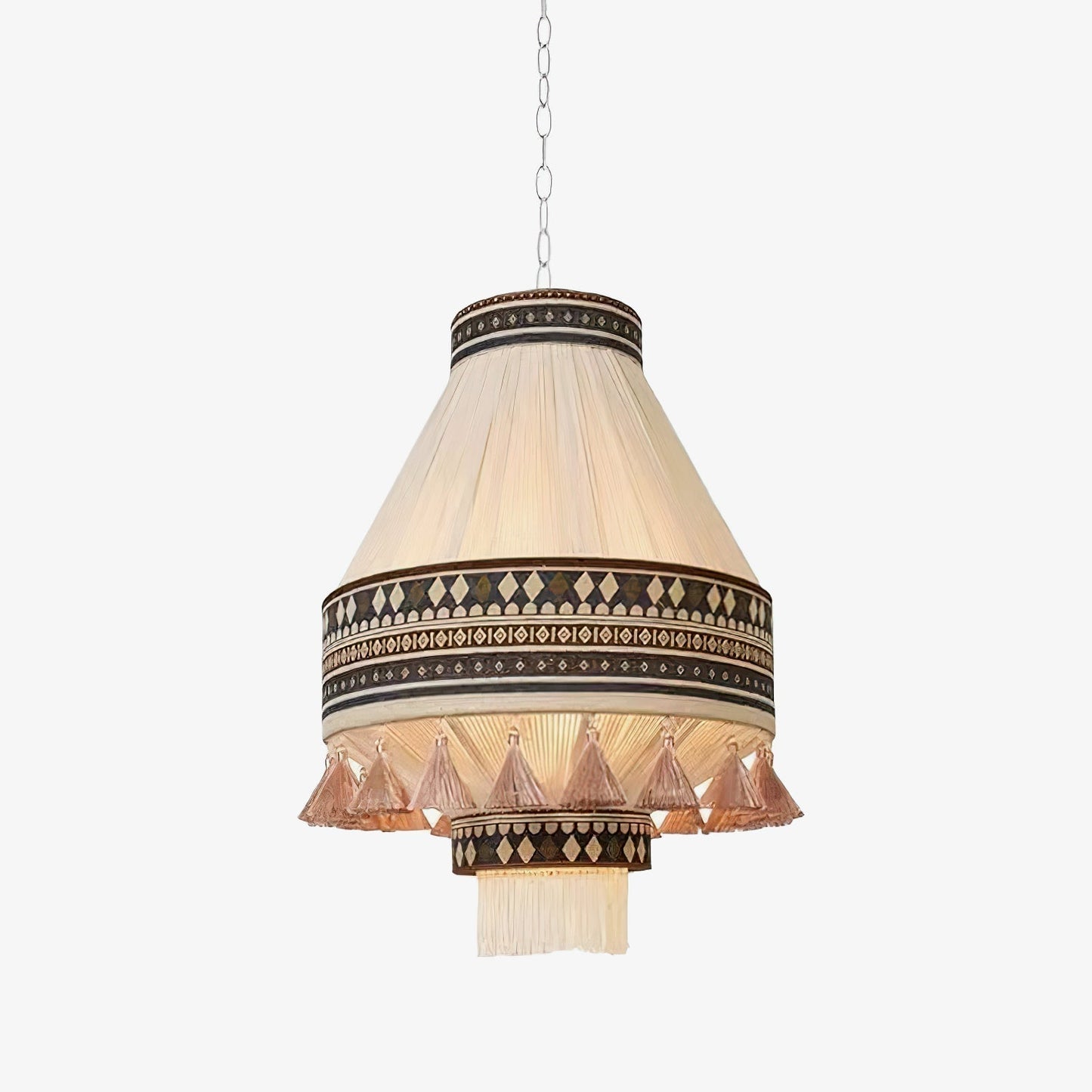 BohoLight – Pendellampe med Frynser i Boheme Design til Stue og Spisestue