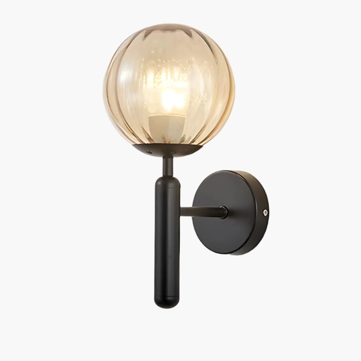 Clair Glow – Elegant Væglampe i Forarbejdet Glas til Moderne og Klassisk Indretning