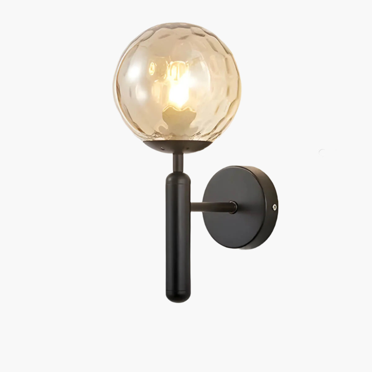 Clair Glow – Elegant Væglampe i Forarbejdet Glas til Moderne og Klassisk Indretning
