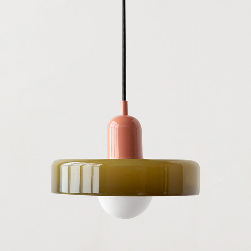 Bauhaus ColorGlass – Pendellampe i Farvet Glas med Ikonisk Bauhaus Design til Moderne Indretning
