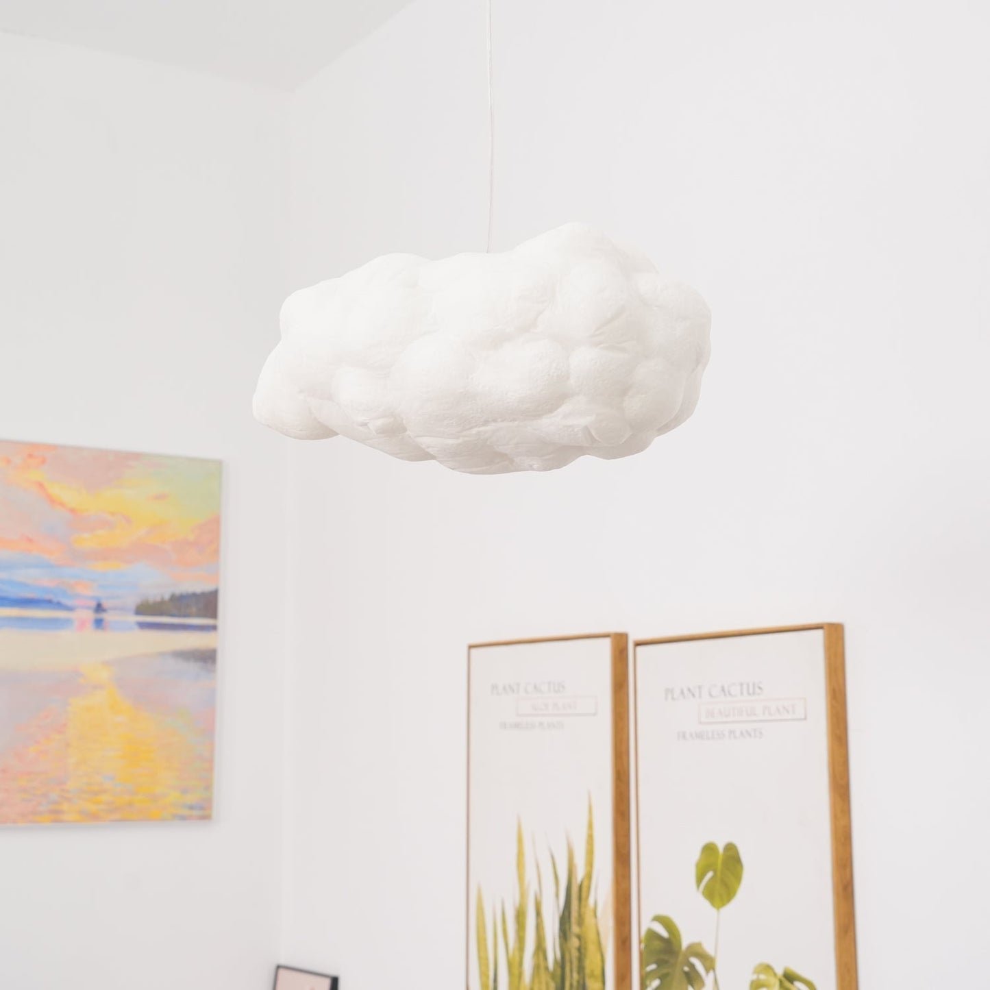 CloudyGlow – Moderne Pendellampe i Blødt Skyinspireret Design til Hygge og Stemning