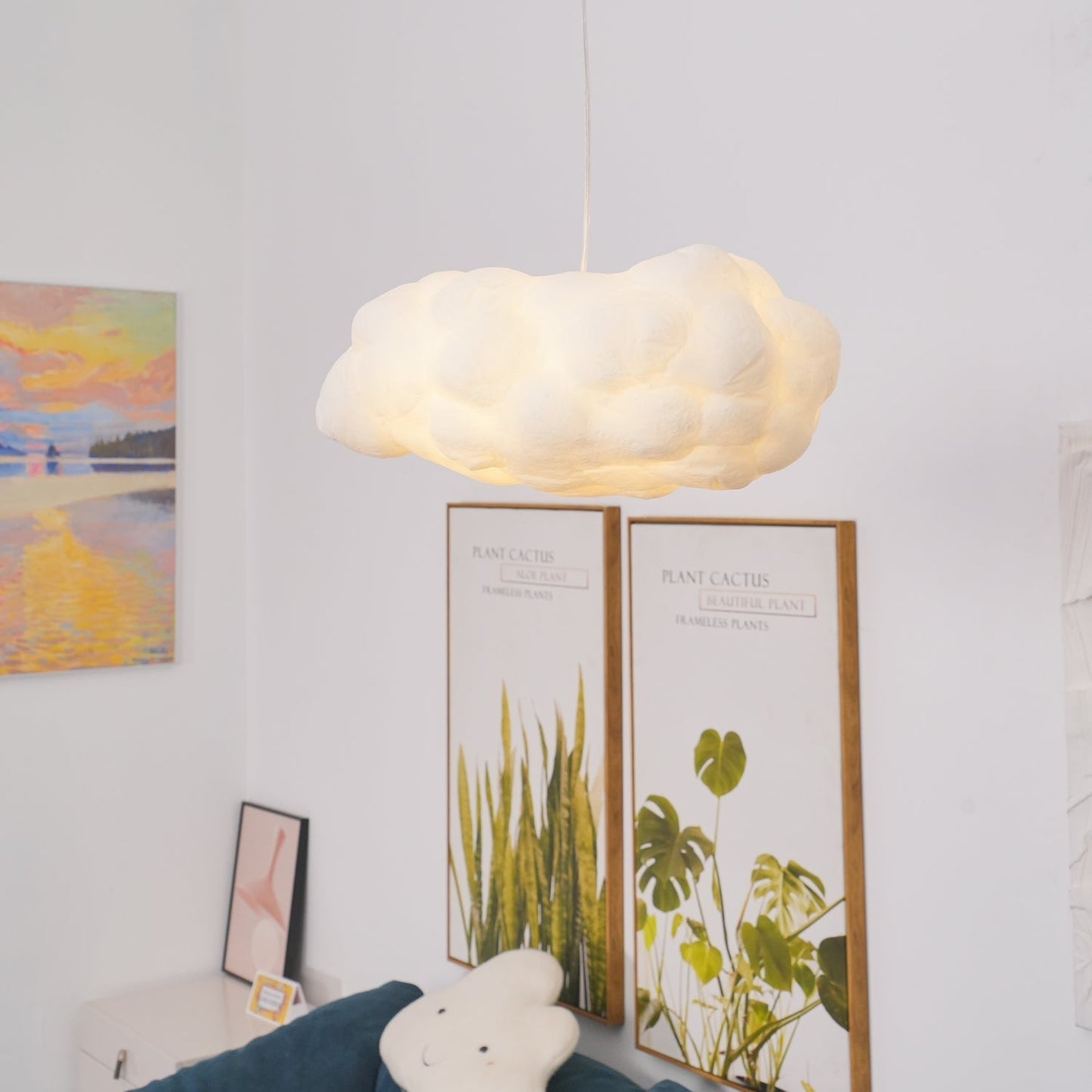 CloudyGlow – Moderne Pendellampe i Blødt Skyinspireret Design til Hygge og Stemning